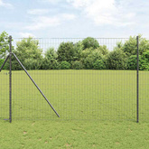 Ogrodzenie Euro 1,5 x 10 m Żelazo pokryte PVC Szary