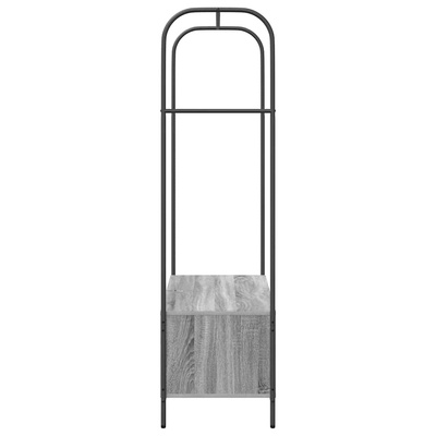Wieszak na Ubrania z przechowywaniem Szary 100 x 44 x 160 cm