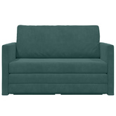 Sofa Bed Ciemna zieleń 124 x 71 x 78 cm Aksamit