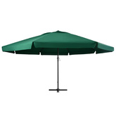 Parasol ogrodowy na aluminiowym słupku, 600 cm, zielony