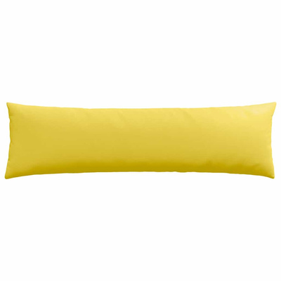 Poduszki na sofę 2 pcs Jasnożółty 145 x 40 cm tkanina