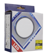 Oprawa stropowa chrom/niebieska kwadrat LED SSP-22 2263892