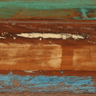 Stolik konsolowy, 110x30x75 cm, lite drewno z odzysku