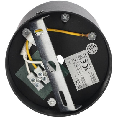 Punktowa oprawa sufitowa natynkowa SKAND 1 Black Gold GU10 IP20 okrągła czarna złota EDO777224 EDO Solutions