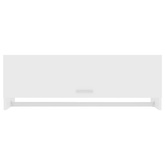 Szafka, biała 100x32,5x35 cm, materiał drewnopochodny