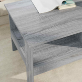 Stolik kawowy Szary Sonoma 90 x 50 x 45 cm Drewno inżynieryjne