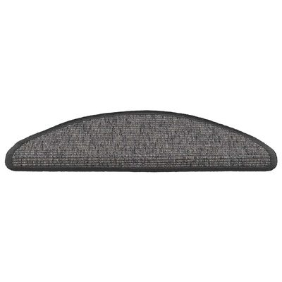 Maty na schody 15 szt. 56x17x3 cm Beżowo-szare półokrągłe