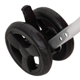 Dwupiętrowy, składany wózek dla psa, szary, 83x48x97 cm, Oxford