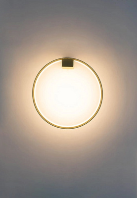 Lampa ścienna CIRCLE WALL złota ADANI AD136