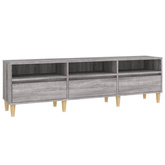 vidaXL Szafka pod TV, szary dąb sonoma, 150x30x44,5 cm