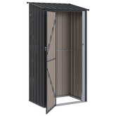 Schowki ogrodowe Antracyt 103 x 74 x 200 cm Metal