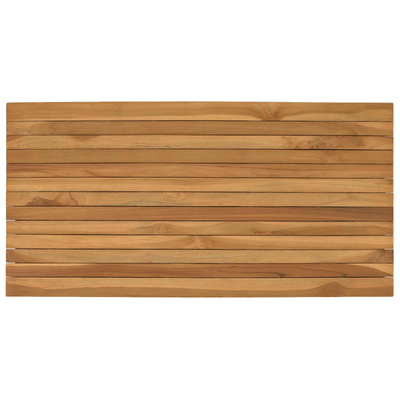 Blat stołu 100 x 50 x 3,5 cm Prostokątny Lite drewno teakowe