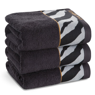 Ręcznik Eva czarny 50x90