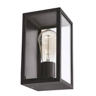 Lampa ogrodowa elewacyjna Hoya na taras czarna 1x60W E27 IP44