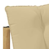 3 szt. Modułowa sofa na zewnątrz Biały