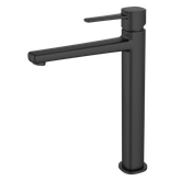 Wysoka bateria umywalkowa Glamour czarna  Invena