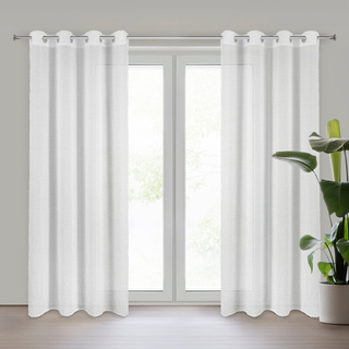 Zasłona Agis biała 140x250