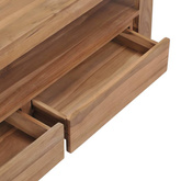 vidaXL Szafka pod TV, 120 x 30 x 40 cm, lite drewno tekowe