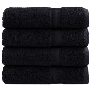 Ręczniki premium SOLUND, 4 szt., czarne, 70x140 cm, 600 g/cm?