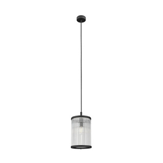 P0528-01F-P7AC SERGIO LAMPA WISZĄCA CZARNA/BLACK