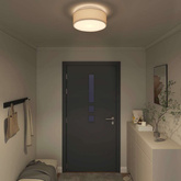 Lampa Sufitowa Ciemnoszary 38 x 38 x 13,5 cm tkanina