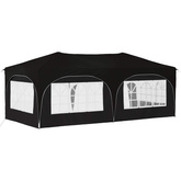 Namiot imprezowy rozkładany 575 x 288 x 245 cm Czarny