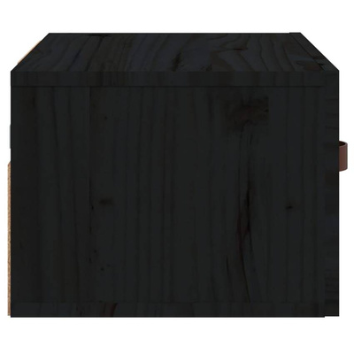 vidaXL Szafki nocne, wiszące, 2 szt., 40x29,5x22 cm, czarne