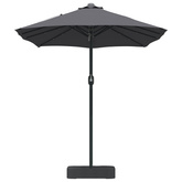 Parasolka ogrodowa Antracyt 385 x 209 x 244 cm Poliester