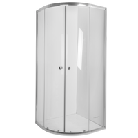 Kabina natr.półok.vitoria 80x80 pr.chrom szk. clear AK-49-185-O Invena