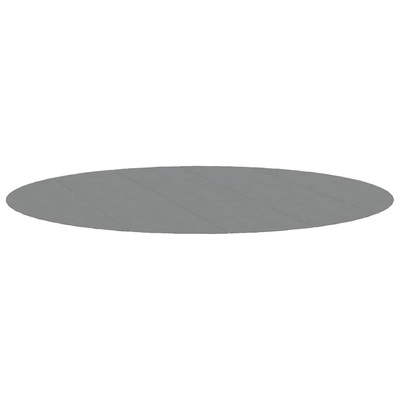 vidaXL Mata pod basen, jasnoszara, Ø550 cm, geowłóknina poliestrowa