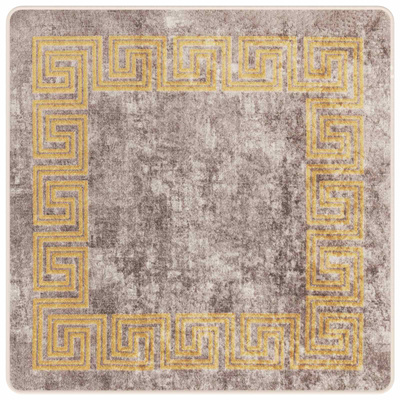 Chodnik dywanowy MARSA Szary 100 x 100 cm Poliester i PVC