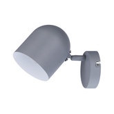 Lampa ścienna kinkiet 1X40W E27 szary mat AZURO 91-63205