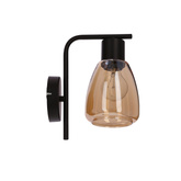 MOLDO lampa kinkiet 1x40W E27 klosz bursztynowy 21-35103 