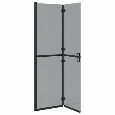 Ściana prysznicowa Walk-In Czarny 110 x 6,5 x 190 cm