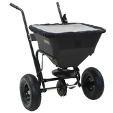 Rozsiewacz do soli, pchany, PVC i stal, 45 L, 106 x 73 x 76 cm