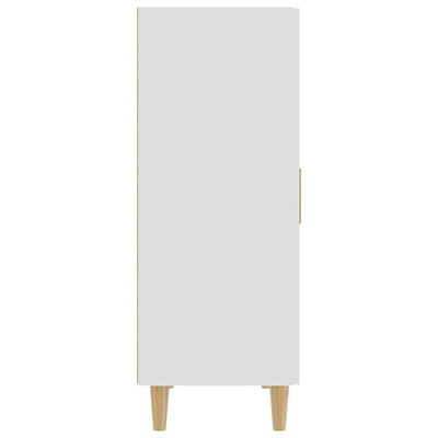 Szafka, biała, 70x34x90 cm, materiał drewnopochodny