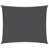 Żagiel ogrodowy, tkanina Oxford, prostokąt, 2,5x3,5 m, antracyt