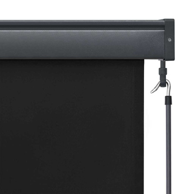 Roleta antracytowy 180 x 250 cm Materiał i Aluminium
