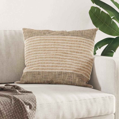 Poduszka 2 pcs Biały 80 x 60 x 20 cm Bawełna i poliester