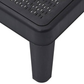 vidaXL Leżak, czarny, 159x57x83,5 cm, polipropylen