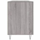 vidaXL Biurko, szary dąb sonoma, 140x50x75 cm, materiał drewnopochodny model standard