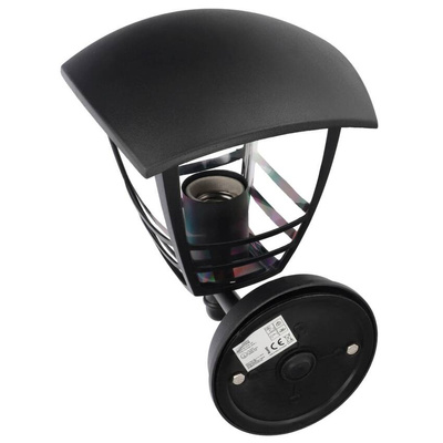 Ogrodowa oprawa elewacyjna kinkiet IMMA BLACK UP E27 czarny IP44 EDO777378 EDO Solutions