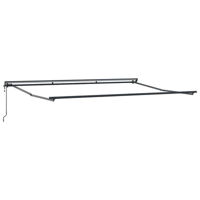Rama markizy Z regulacją Antracyt 4,5 × 3 m Stal