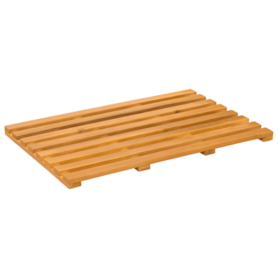 Mata do kąpieli brązowy 56 x 37 x 2,5 cm Lite Drewno Akacji
