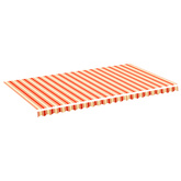 Zapasowa tkanina na markizę, żółto-pomarańczowa, 6x3,5 m, poliester