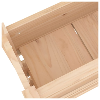Donica, 77x25x104,5 cm, lite drewno sosnowe