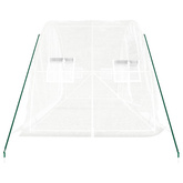 Szklarnia ze stalową ramą, biała, 10 m?, 5x2x2,3 m
