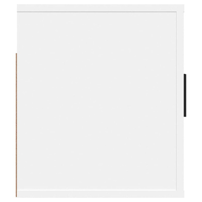 Wisząca szafka telewizyjna, biała, 100x34,5x40 cm
