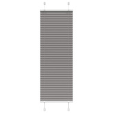 Roleta plisowana antracytowa 40x100 cm Szerokość tkaniny 39,4cm