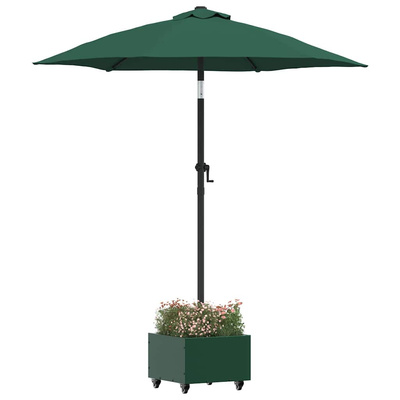 Podstawa do parasola Zielony 45 x 45 x 45 cm Stal
